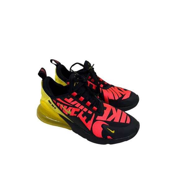 Nike Air Max 270 Embroidered Just Do It Sneakers Shoes AV4076-001 Boys Youth 6Y - Picture 1 of 8
